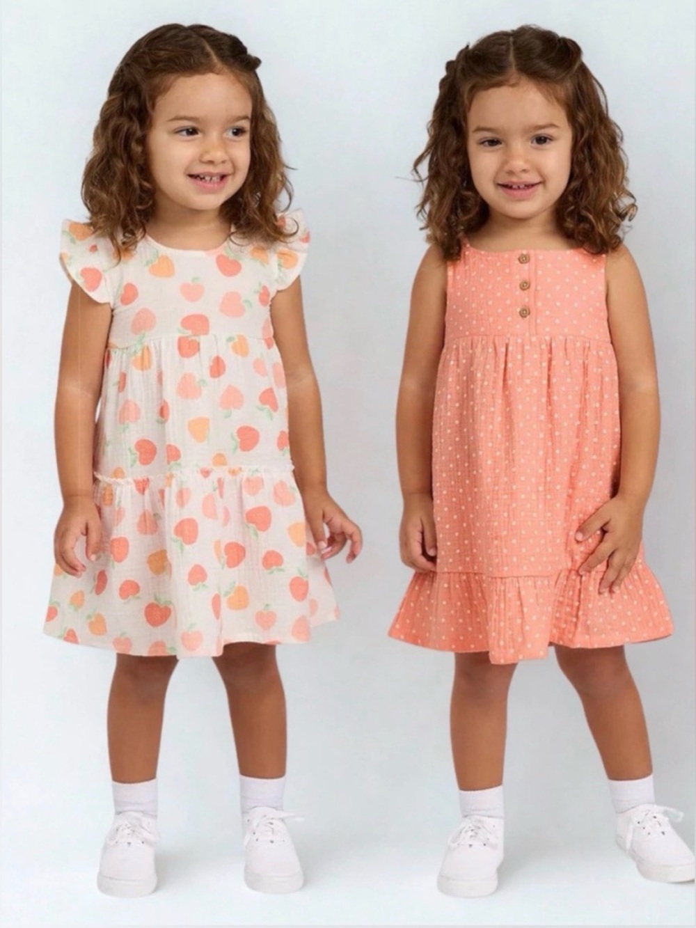 NEW NWT Koala Baby Toddler Girl Polka Dot Fruit 4-Piece Summer Outfit Set